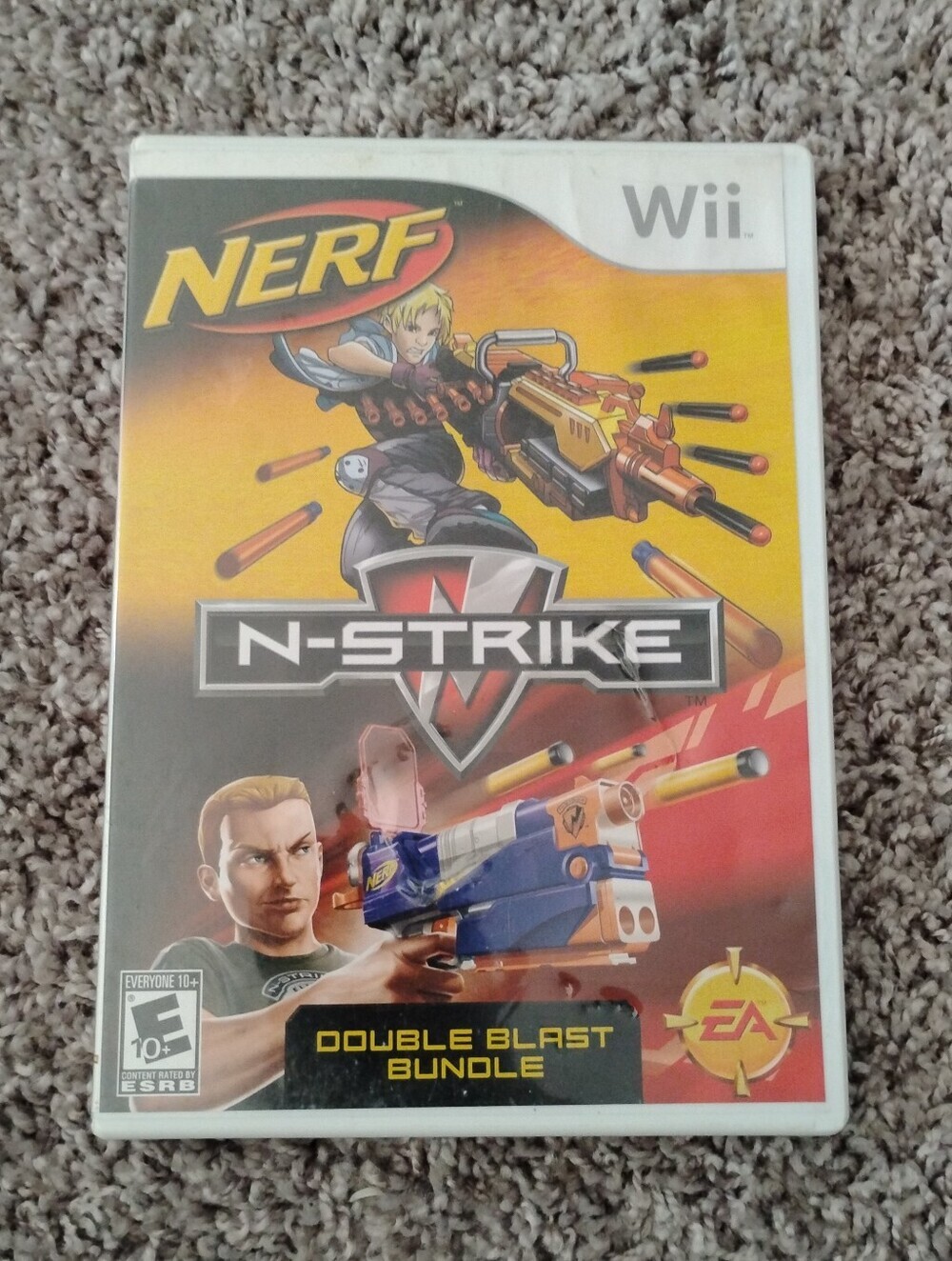 NERF N-Strike Double Blast Bundle (Nintendo Wii) - Complete CIB